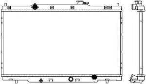 SAKURA AUTOMOTIVE 32111038 Радіатор, охолодження двигуна