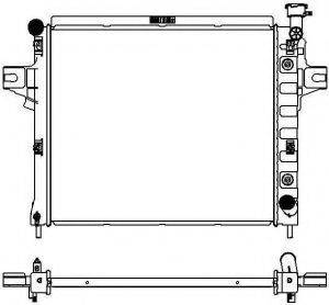 SAKURA AUTOMOTIVE 32311004 Радіатор, охолодження двигуна