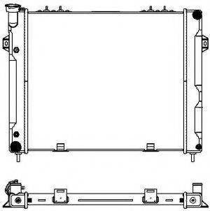SAKURA AUTOMOTIVE 32311009 Радіатор, охолодження двигуна