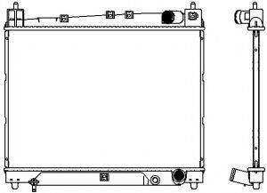 SAKURA AUTOMOTIVE 34611040 Радіатор, охолодження двигуна