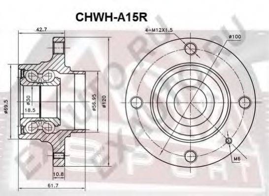 ASVA CHWHA15R Маточина колеса