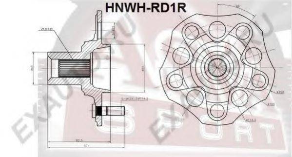 ASVA HNWHRD1R Маточина колеса