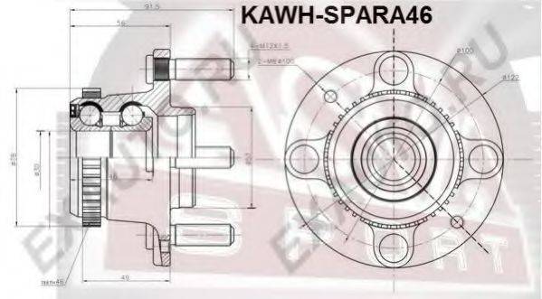 ASVA KAWHSPARA46 Маточина колеса