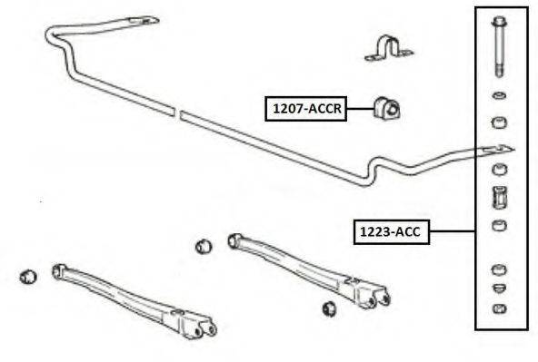 ASVA 1223ACC Тяга/стійка, стабілізатор