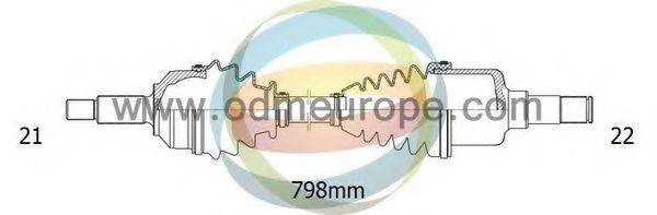 ODM-MULTIPARTS 18162080 Приводний вал