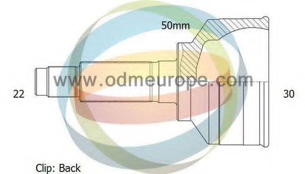 ODM-MULTIPARTS 12211329 Шарнірний комплект, приводний вал