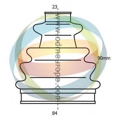 ODM-MULTIPARTS 21990148 Комплект пильника, приводний вал