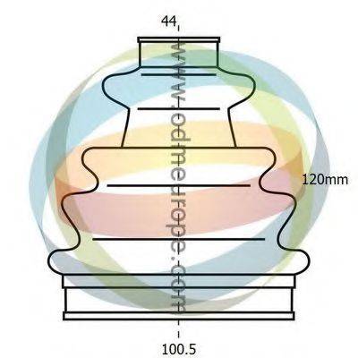 ODM-MULTIPARTS 21990413 Комплект пильника, приводний вал