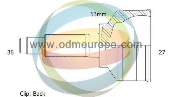 ODM-MULTIPARTS 12211497 Шарнірний комплект, приводний вал