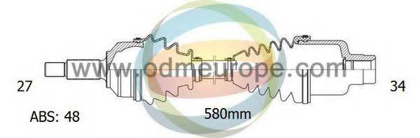 ODM-MULTIPARTS 18221321 Приводний вал