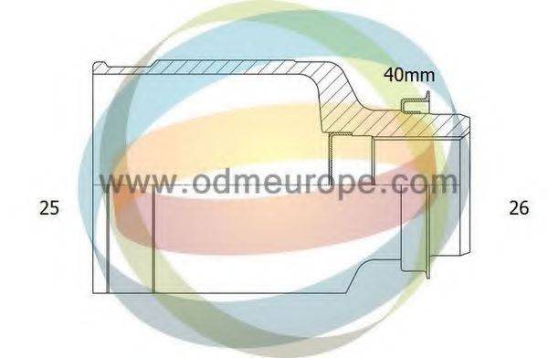 ODM-MULTIPARTS 14126440 Шарнірний комплект, приводний вал