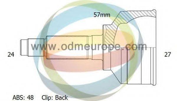 ODM-MULTIPARTS 12141469 Шарнірний комплект, приводний вал