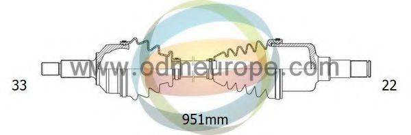 ODM-MULTIPARTS 18232070 Приводний вал