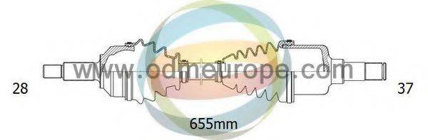 ODM-MULTIPARTS 18161540 Приводний вал