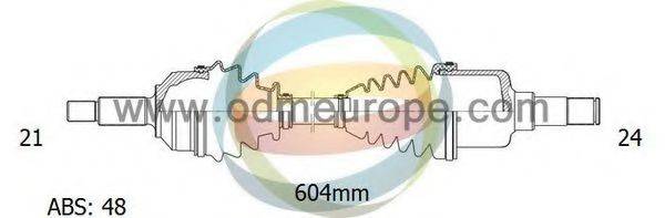 ODM-MULTIPARTS 18161381 Приводний вал