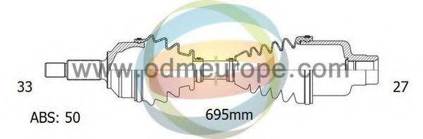 ODM-MULTIPARTS 18221121 Приводний вал