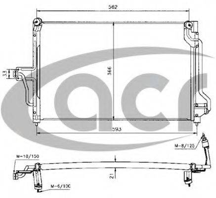 ACR 300011 Конденсатор, кондиціонер