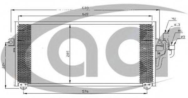 ACR 300304 Конденсатор, кондиціонер