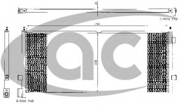 ACR 300346 Конденсатор, кондиціонер