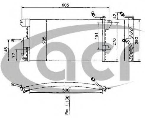 ACR 300405 Конденсатор, кондиціонер