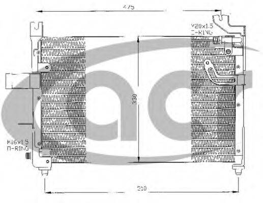ACR 300422 Конденсатор, кондиціонер