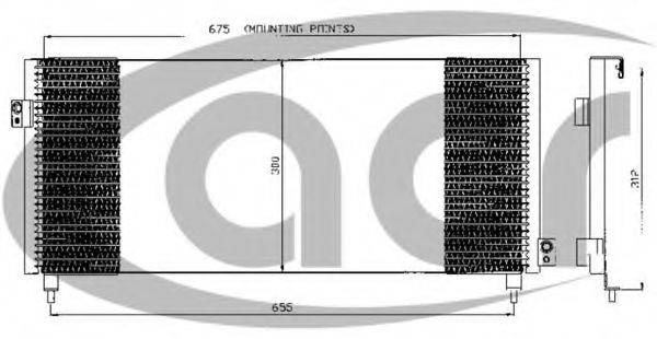 ACR 300504 Конденсатор, кондиціонер