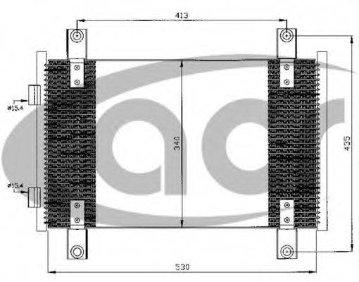 ACR 300543 Конденсатор, кондиціонер