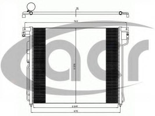 ACR 300616 Конденсатор, кондиціонер