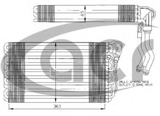 ACR 310121 Випарник, кондиціонер
