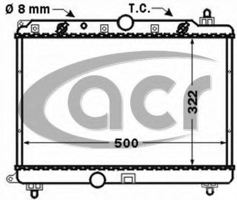 ACR 300900 Радіатор, охолодження двигуна