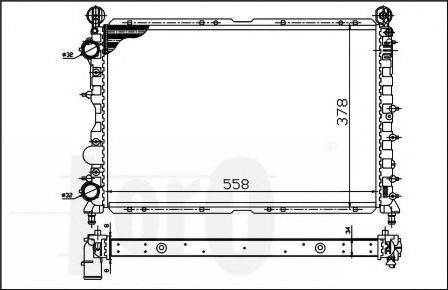 LORO 0020170010 Радіатор, охолодження двигуна