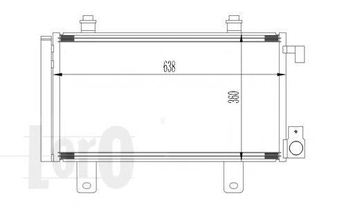 LORO 0160160022 Конденсатор, кондиціонер