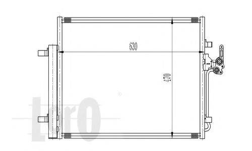 LORO 0520160014 Конденсатор, кондиціонер