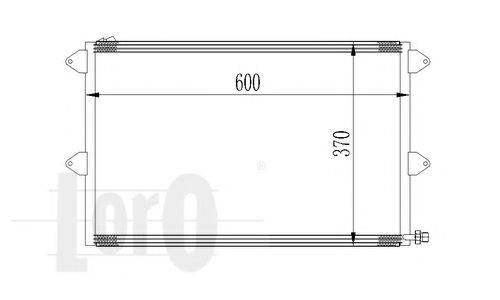 LORO 0530160003 Конденсатор, кондиціонер