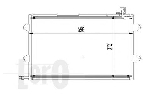 LORO 0530160020 Конденсатор, кондиціонер