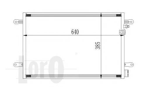 LORO 0530160026 Конденсатор, кондиціонер