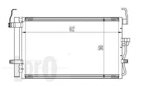 LORO 0190160004 Конденсатор, кондиціонер