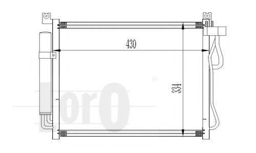 LORO 0240160003 Конденсатор, кондиціонер