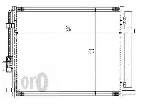 LORO 0190160030 Конденсатор, кондиціонер