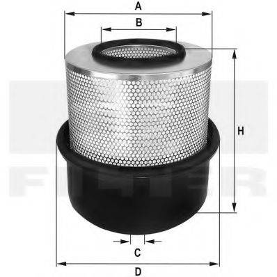 FIL FILTER HP760 Повітряний фільтр