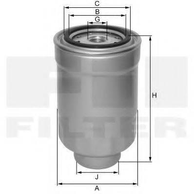 FIL FILTER ZP548F Паливний фільтр