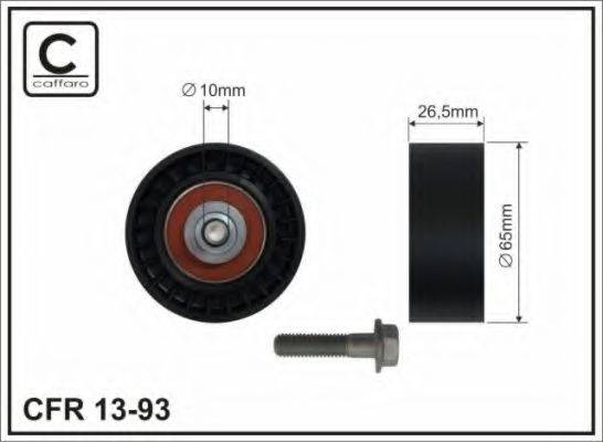 CAFFARO 1393 Натяжний ролик, полікліновий ремінь