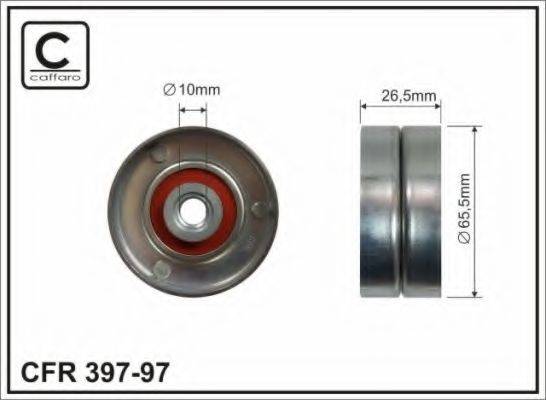 CAFFARO 39797 Натяжний ролик, полікліновий ремінь