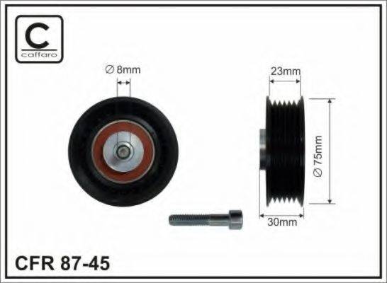 CAFFARO 8745 Паразитний / провідний ролик, полікліновий ремінь