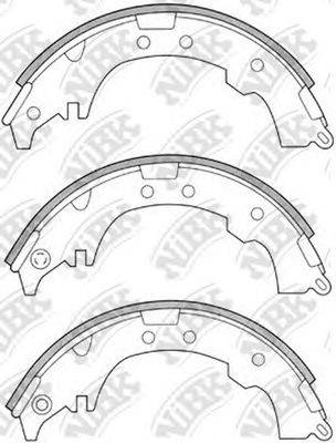 NIBK FN2339 Комплект гальмівних колодок
