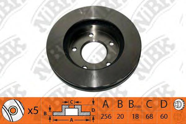 NIBK RN1301 гальмівний диск