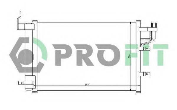 PROFIT PR1401C1 Конденсатор, кондиціонер