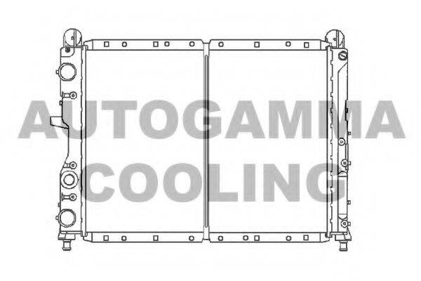 AUTOGAMMA 100014 Радіатор, охолодження двигуна