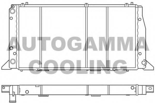 AUTOGAMMA 100044 Радіатор, охолодження двигуна