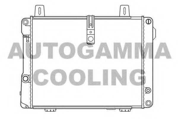 AUTOGAMMA 100182 Радіатор, охолодження двигуна